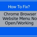Chrome Browser Website Not Working