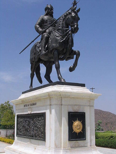 440px Statue of Maharana Pratap of Mewar commemorating the Battle of Haldighati City Palace Udaipur